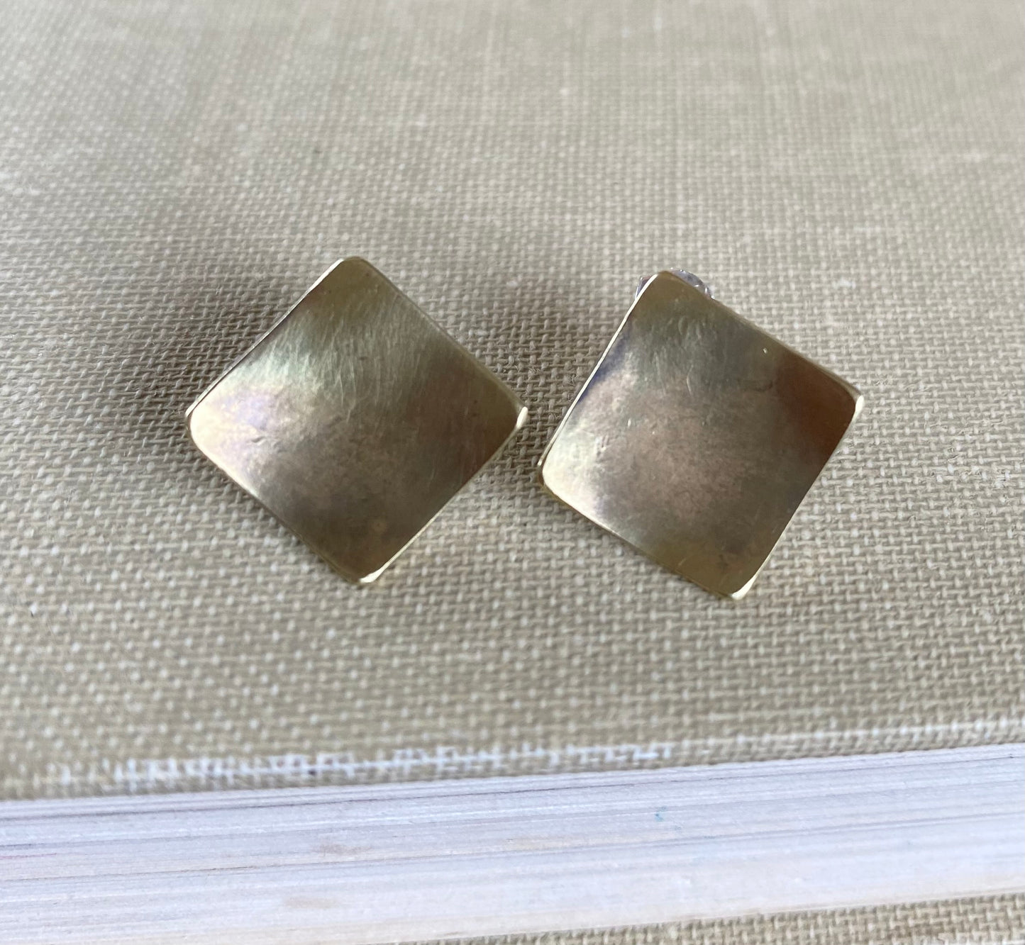 Square Brass Studs