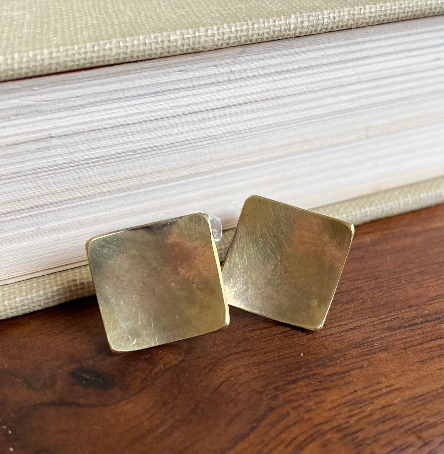 Square Brass Studs