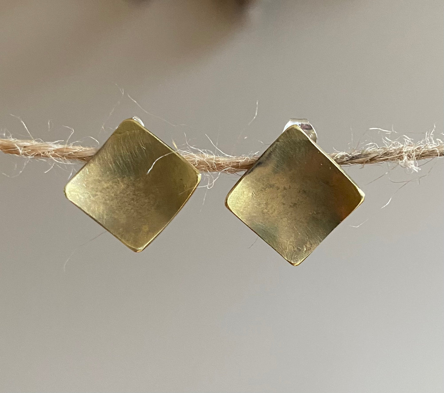 Square Brass Studs