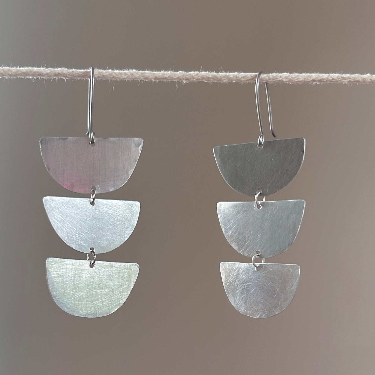 Trio Earrings ... Aluminum