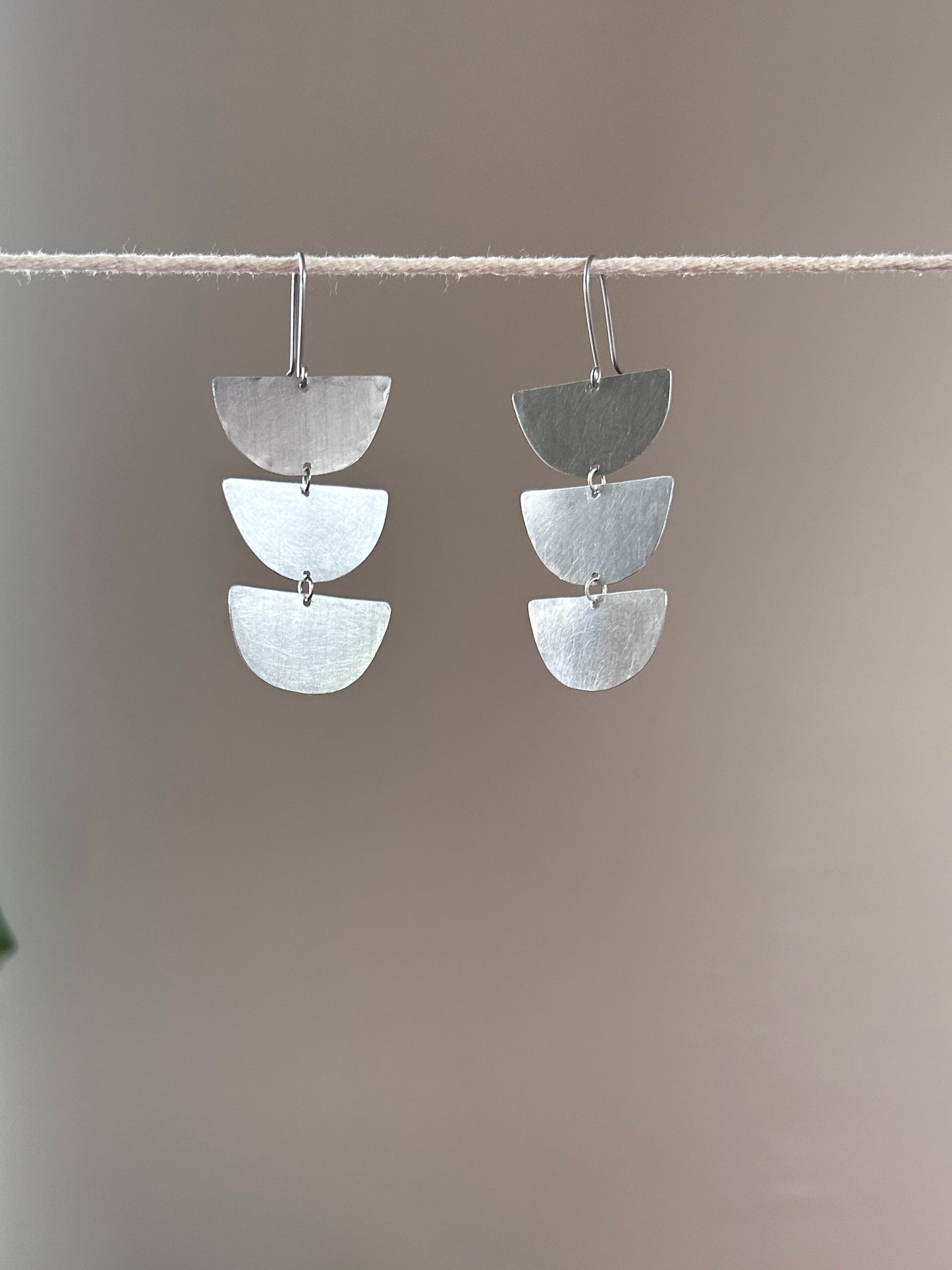 Trio Earrings ... Aluminum