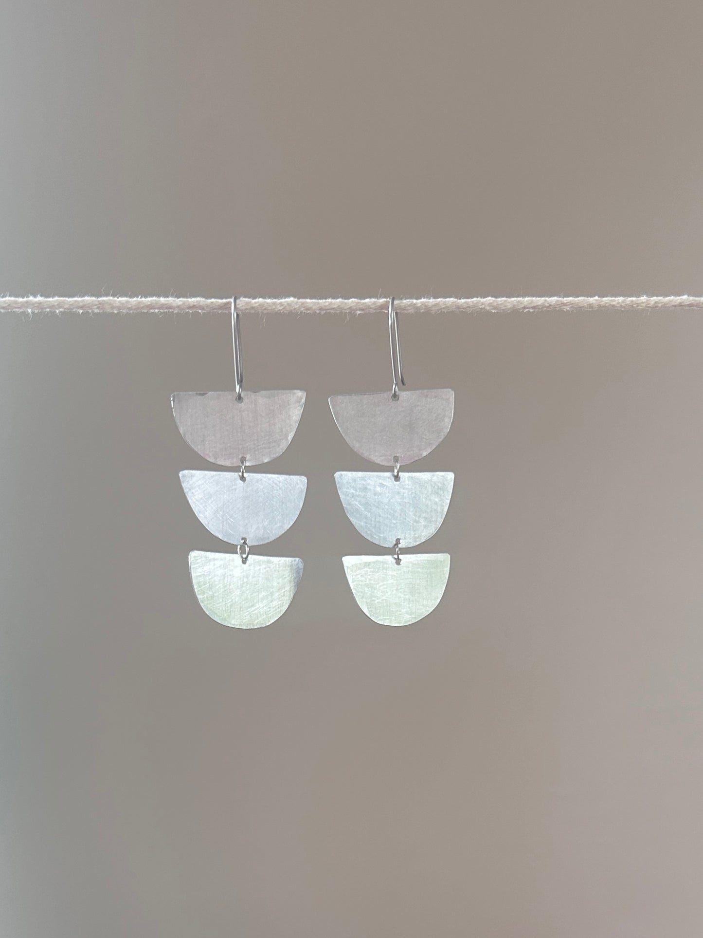 Trio Earrings ... Aluminum